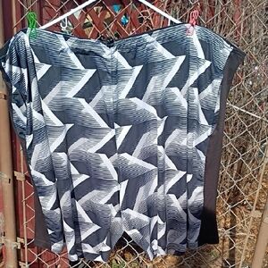 Athletech Black and White Athletic Shorts